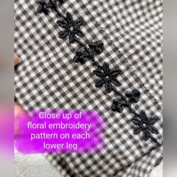 Northern Reflections size 8 EUC Vintage black & white relaxed fit capri pants - Picture 11 of 13